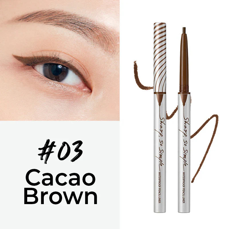 CLIO Sharp so Simple Waterproof Pencil Liner - Νο.3 Cacao Brown