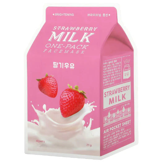 A'pieu Strawberry Milk One-Pack Face Mask