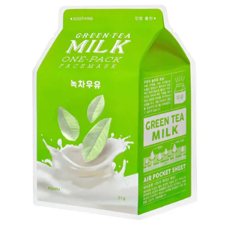 A'pieu Green Tea Milk One-Pack Face Mask