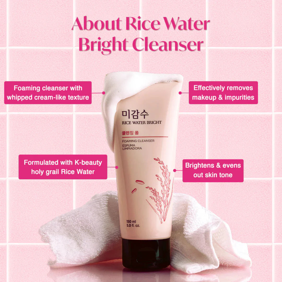 The Face Shop Rice Water Bright Cleansing Foam 150ml