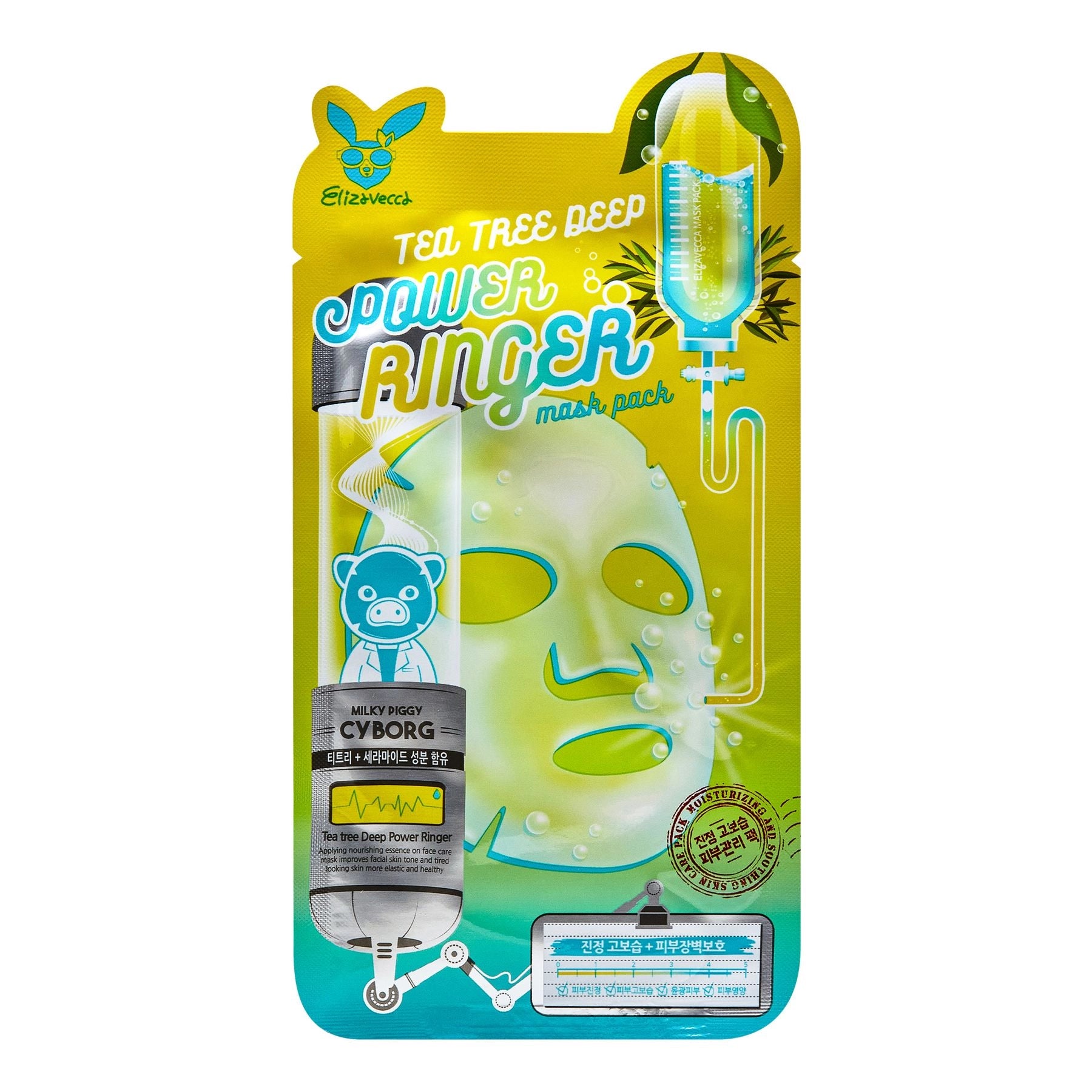 Elizavecca Tea Tree Deep Power Ringer Mask Pack