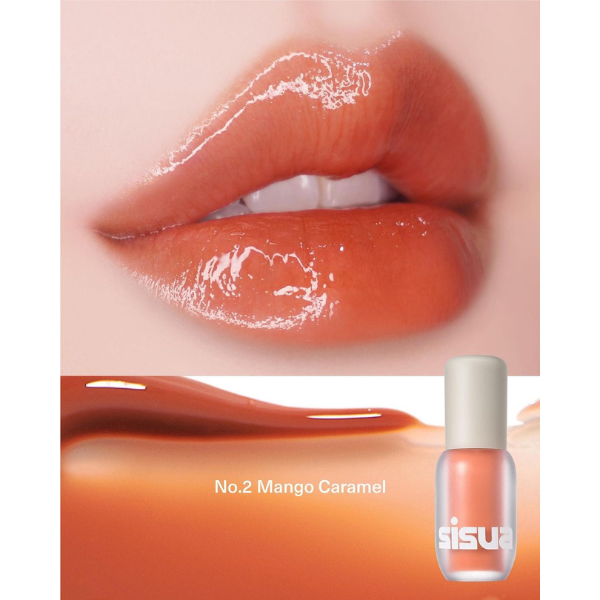 Unleashia Sisua Popcorn Syrup Lip Plumper - No.2 Mango Caramel