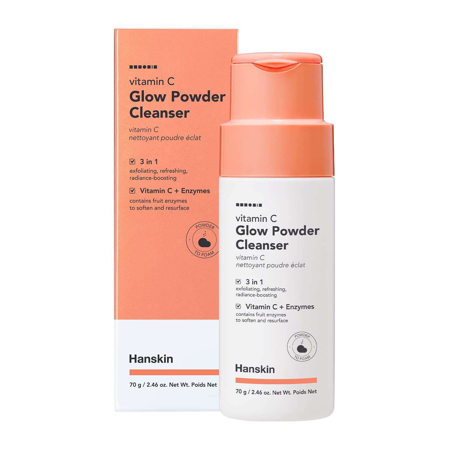 HANSKIN Vitamin C Glow Powder Cleanser