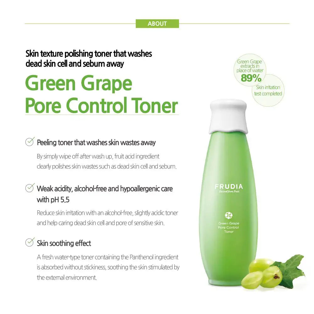 FRUDIA Green Grape Pore Control Toner