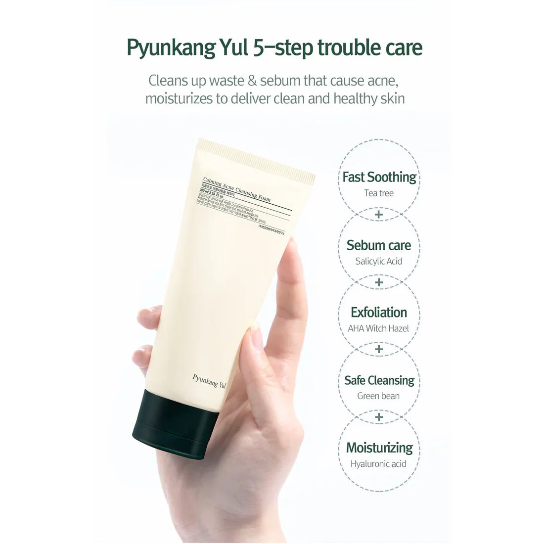 Pyunkang Yul Calming Acne Cleansing Foam 100ml