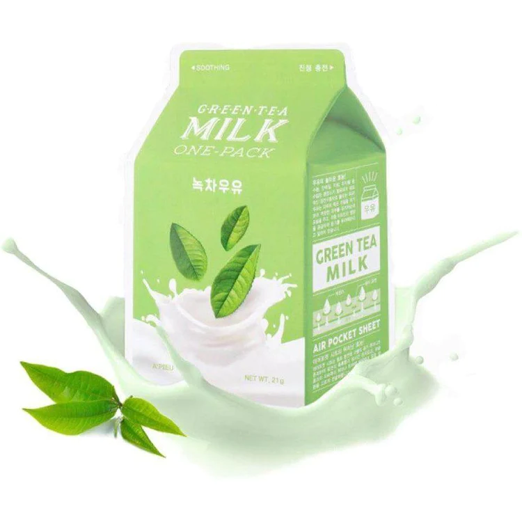 A'pieu Green Tea Milk One-Pack Face Mask