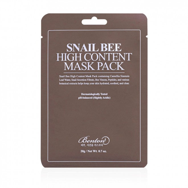 BENTON Snail Bee High Content Mask Pack