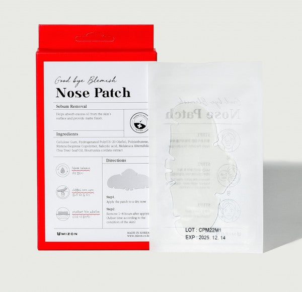 MIZON Good Bye Blemish Nose Pack 10pc