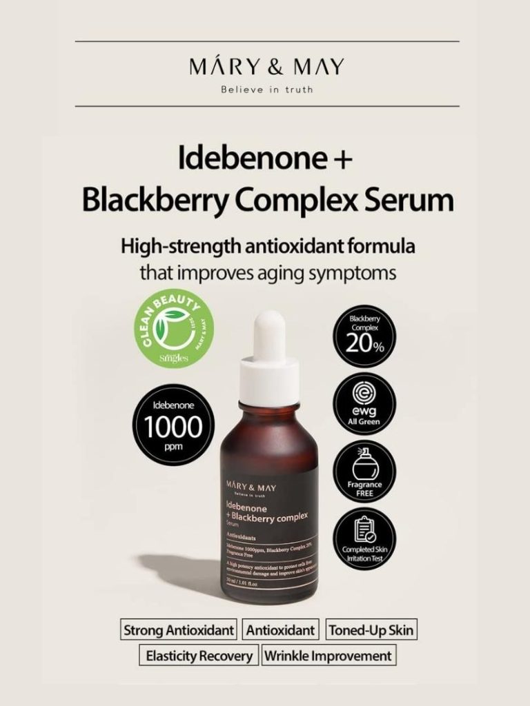 MARY&MAY Idebenone + Blackberry Complex Serum