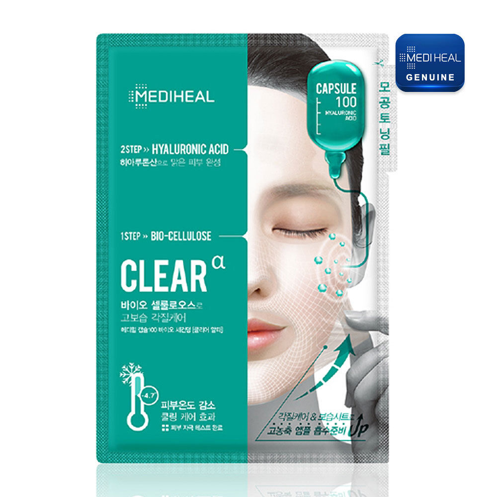 MEDIHEAL BIO Cellulose CLEAR α Mask Pack + HYALURONIC 4ml