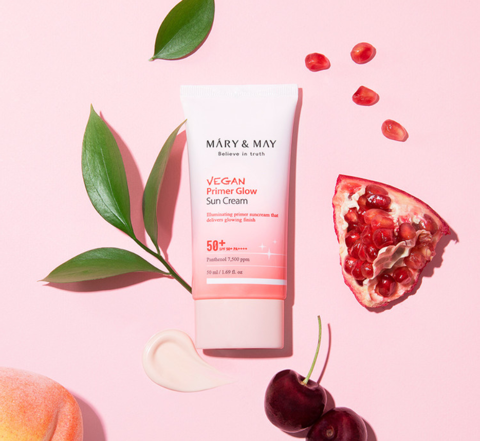 Mary&May - Vegan Primer Glow Sun Cream SPF50+/PA++++