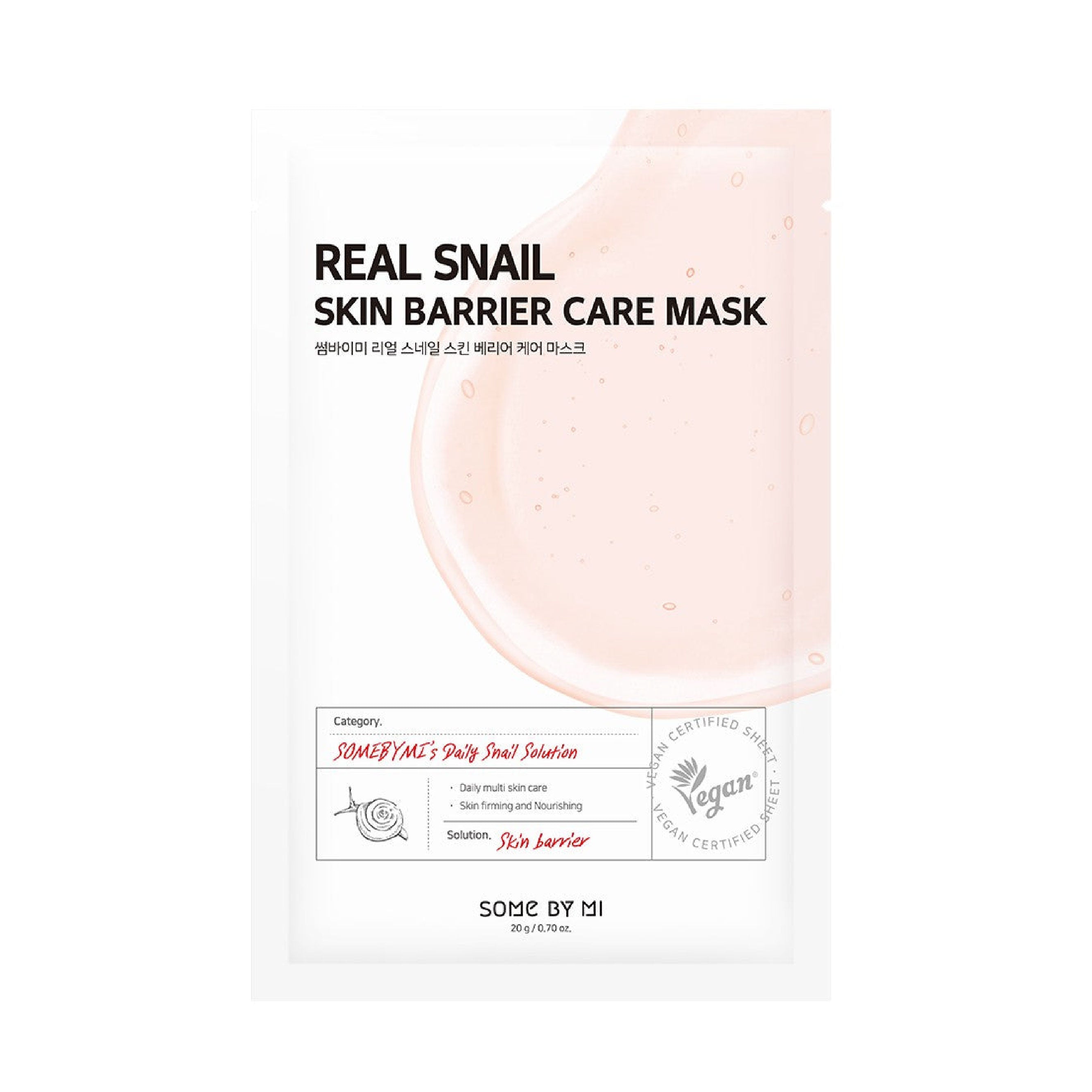 Some By Mi Real Snail Skin Barrier Care Mask